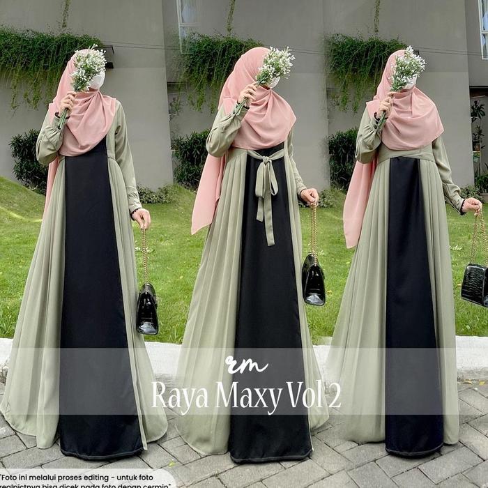 Raya Maxy Vol 2 by Ratu Mulabees | Gamis Couple | Gamis Couple