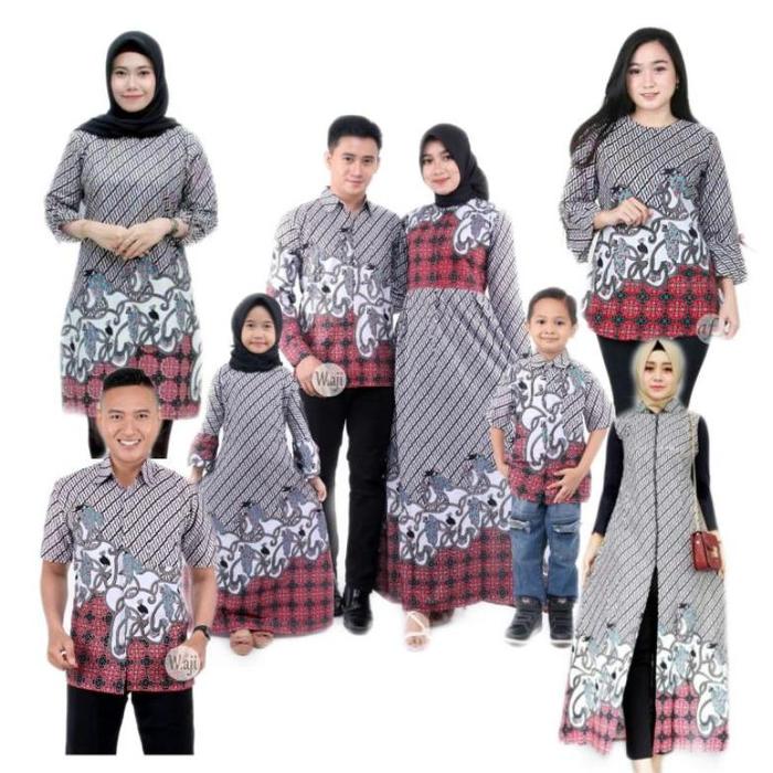 Setelan Batik Gamis Keluarga | FAMILY COUPLE | COUPLE KELUARGA ||