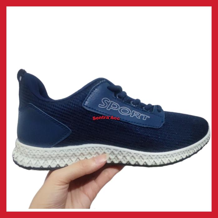 Sepatu Athena Sepatu Wukira Athena Navy Putih Sepatu Cewek Cowok