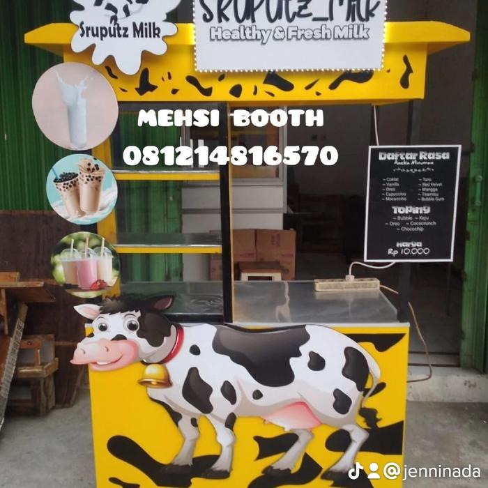 Gerobak minuman , Gerobak susu