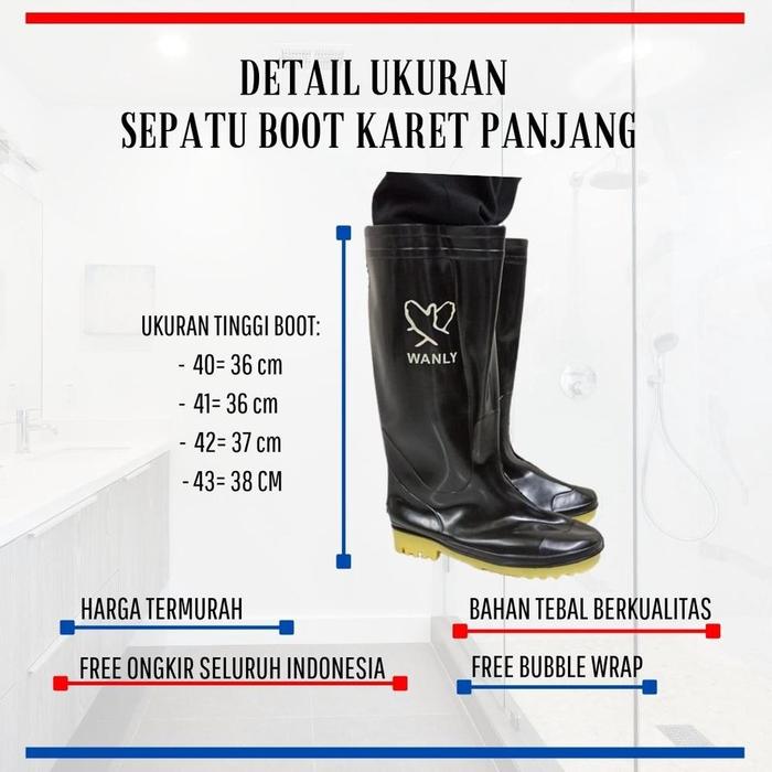 Sepatu Boot/Sepatu Boot Karet Murah/Sepatu Boot Panjang/Sepatu Boot