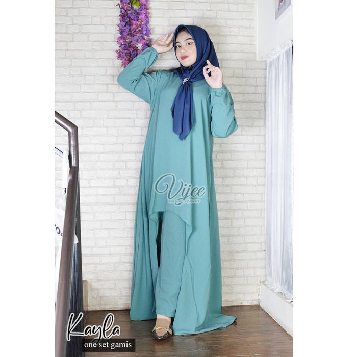 KAYLA ONE SET GAMIS JUMBO/ONE SET MURAH/ONE SET KEREN