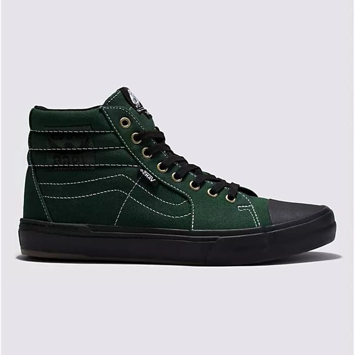 Vans x Dakota Roche Sk8 Hi BMX 238 Green Black ORIGINAL RESMI