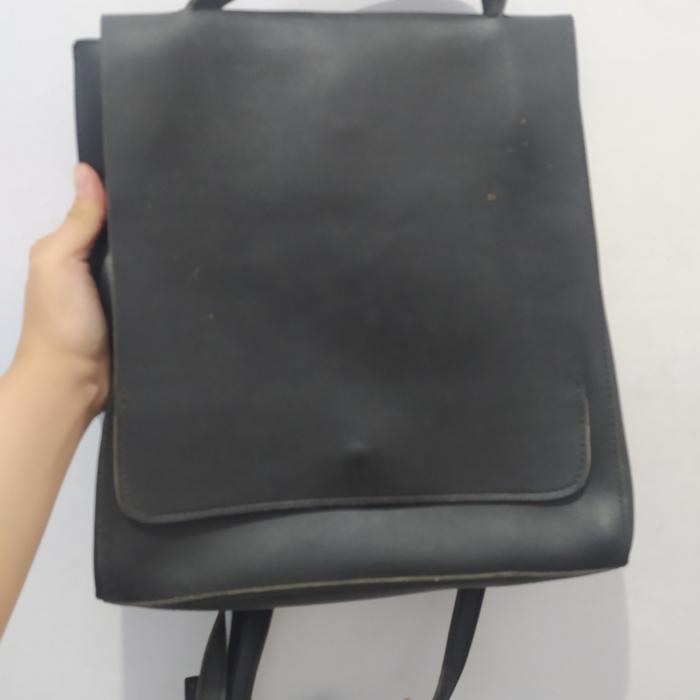 Tas ransel Miniso Hitam preloved