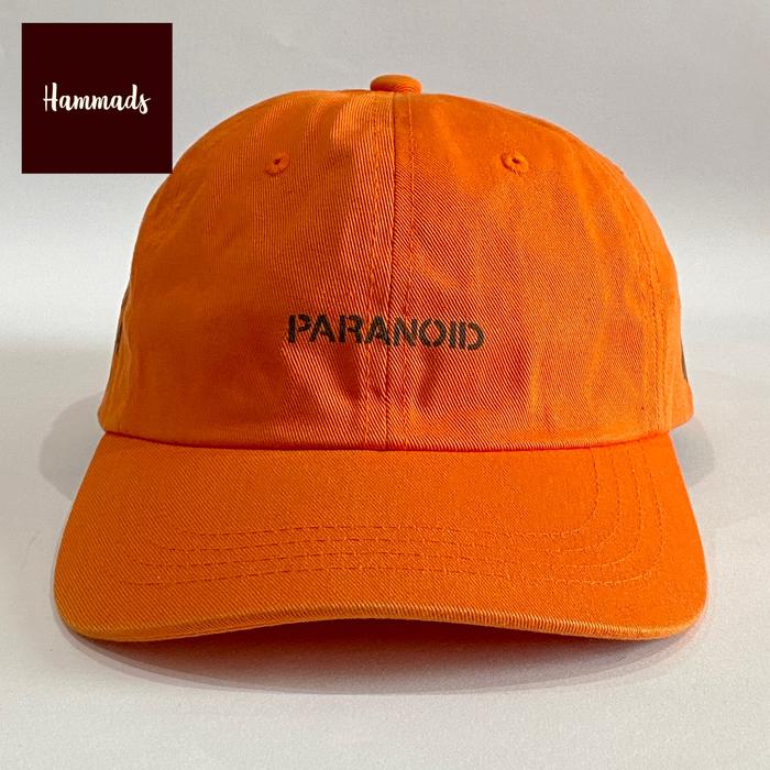 ANTI SOCIAL SOCIAL CLUB x UNDEFEATED PARANOID SNAPBACK CAP ORANGE