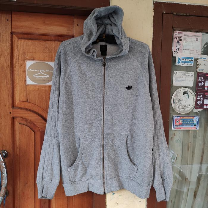 Jual Zip Hoodie Adidas Trefoil Size L