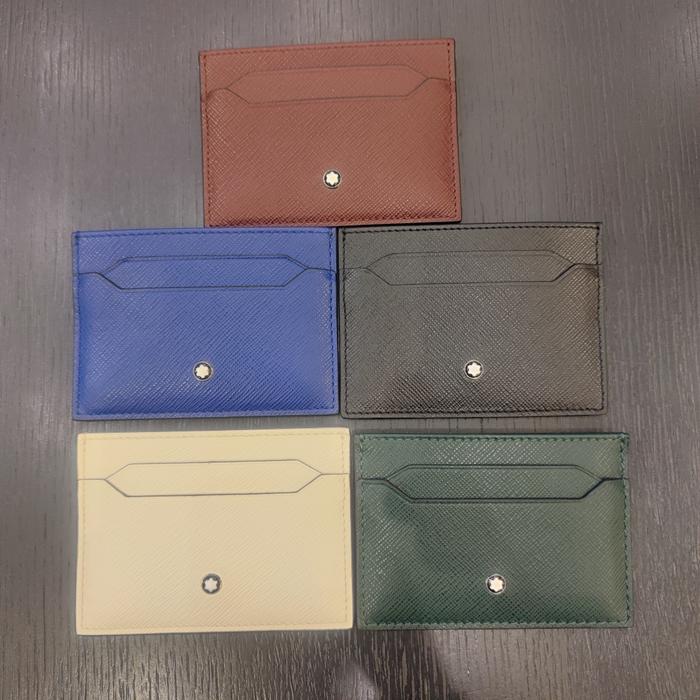 Montblanc Sartorial pocket holder 4 cc Pria Dompet Kartu