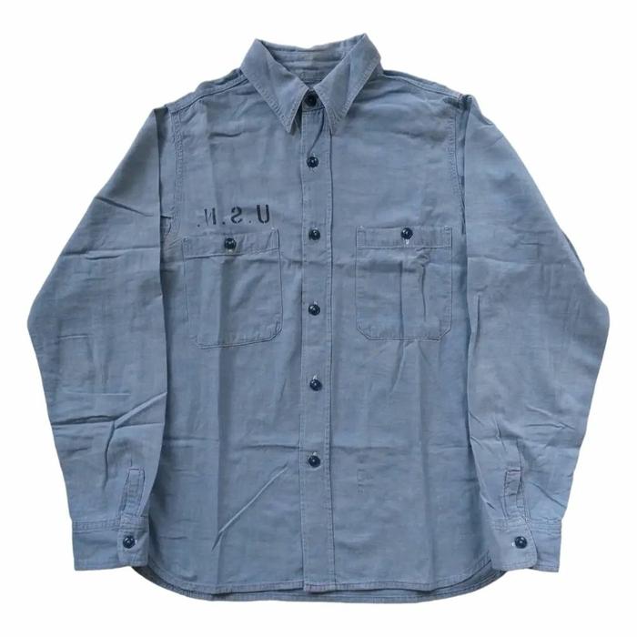 SOLDOUT Fullcount "U.S.N" Chambray shirt  not filson visvim mccoy