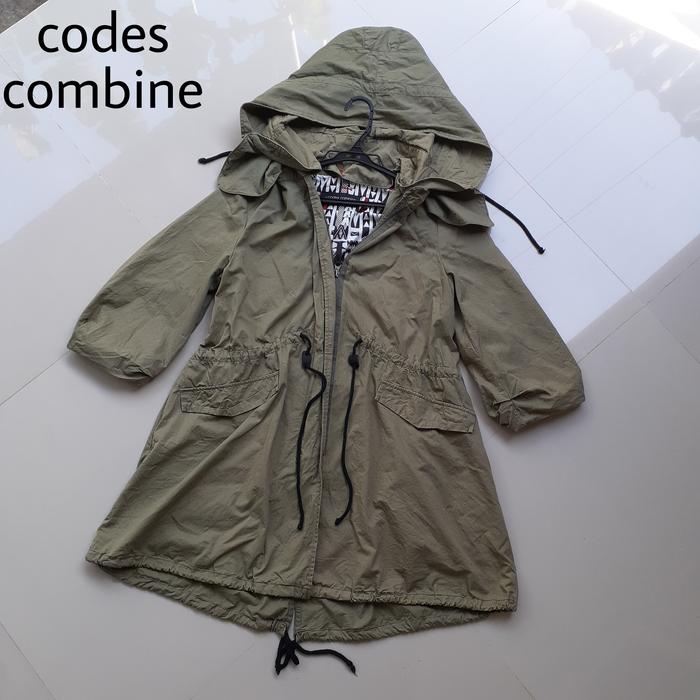 Jaket parka wanita codes combine haiker LD 98