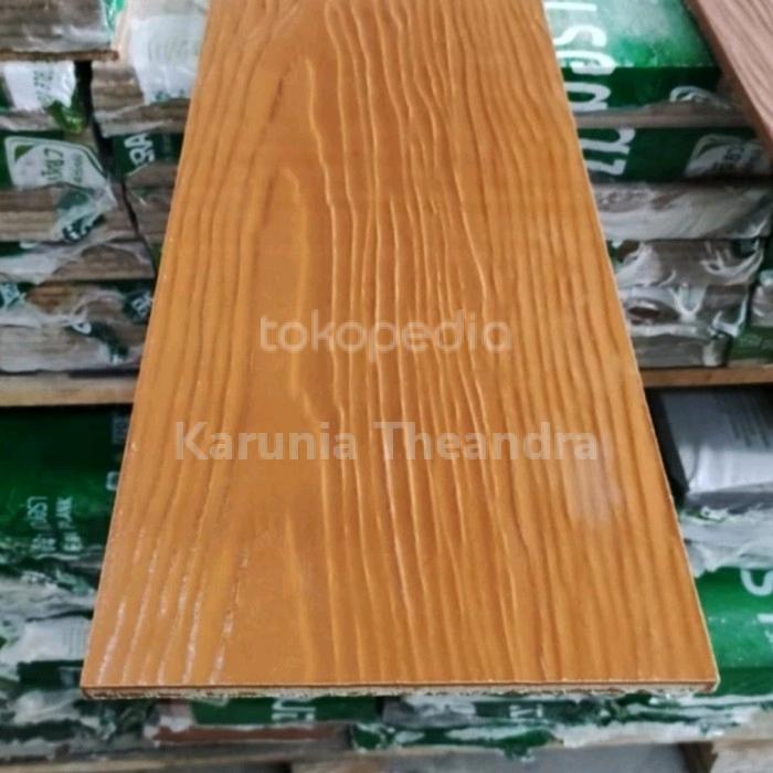 LISPLANG GRC MOTIF KAYU 20 CM / SHERA PLANK 3M PAPAN PAGAR GOLDEN WOOD