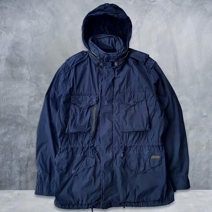 jaket parka army pria