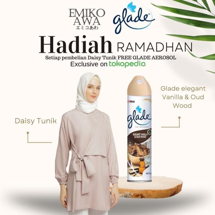 Emikoawa X Glade - Beli Tunik Daisy Free Glade Aerosol Vanilla and Oud