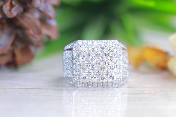 Cincin emas dan berlian pria super berlian banjar dan eropa