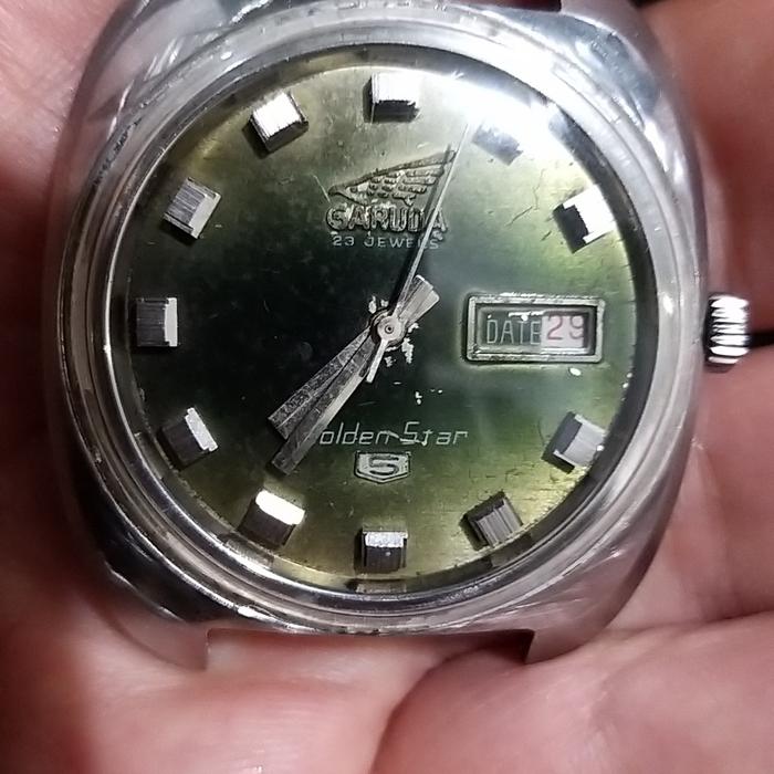 Jam tangan Garuda golden star 23 jewels/Swiss made/Original head/Power bagus/Unisex/36mm/Original he