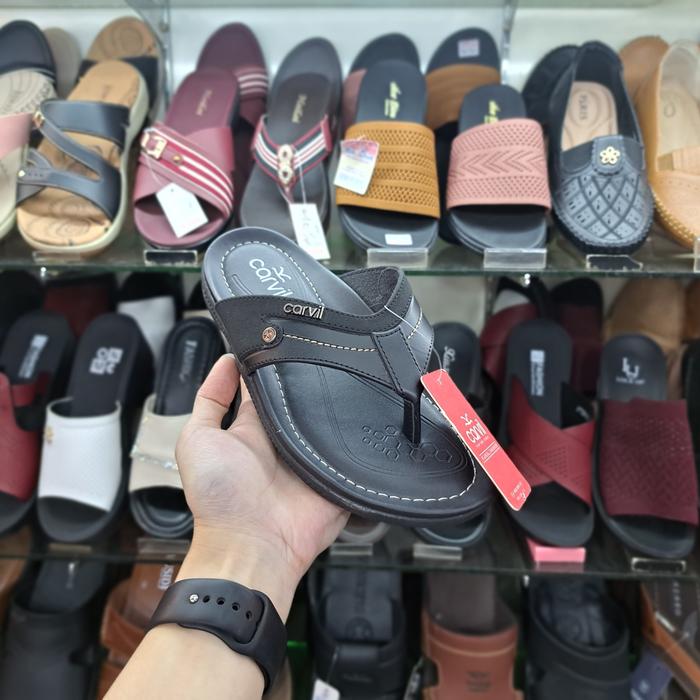SANDAL CARVIL PRIA LARRIE-01 HITAM