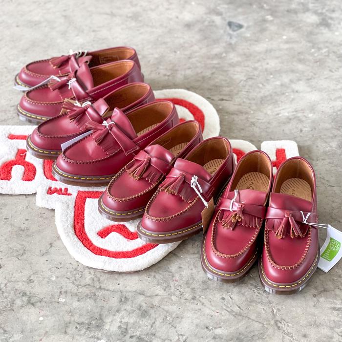 Sepatu Dr. Martens Adrian Tassel Oxblood Vintage Made In England