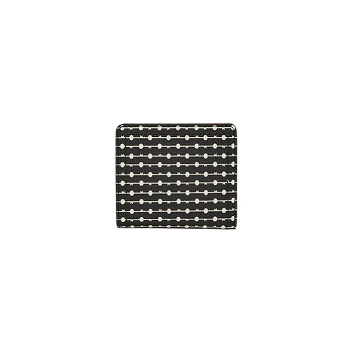 Dompet Wanita Branded FSL Logan RFID Small Bifold Wallet - Black Multi