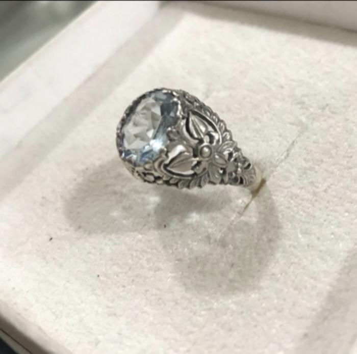 Cincin perak bali tanpa permata (emban)