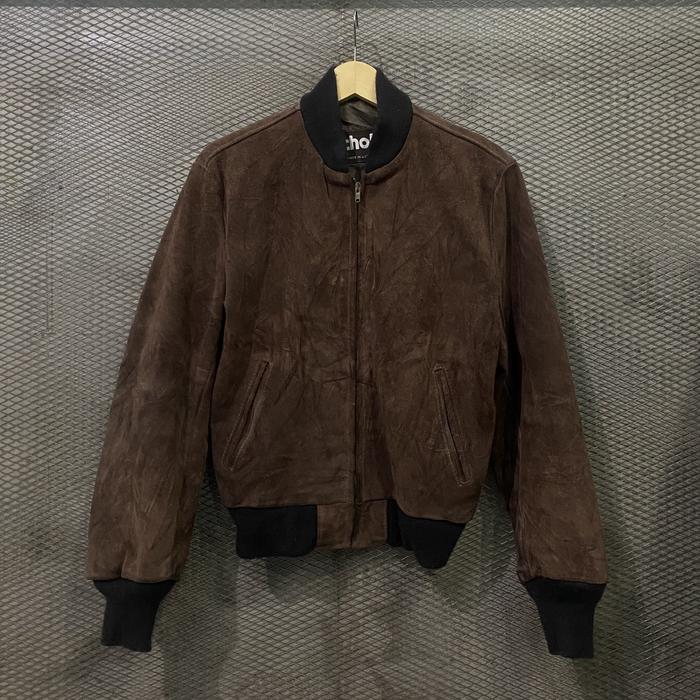 Schott Suede Bomber Jacket