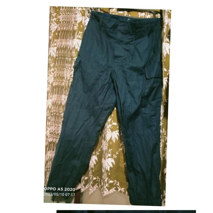 CELANA MOLESKIN JERMAN BLACK/NAVY
