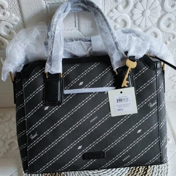 Tas Jacqueline Satchel Bag Black Bone