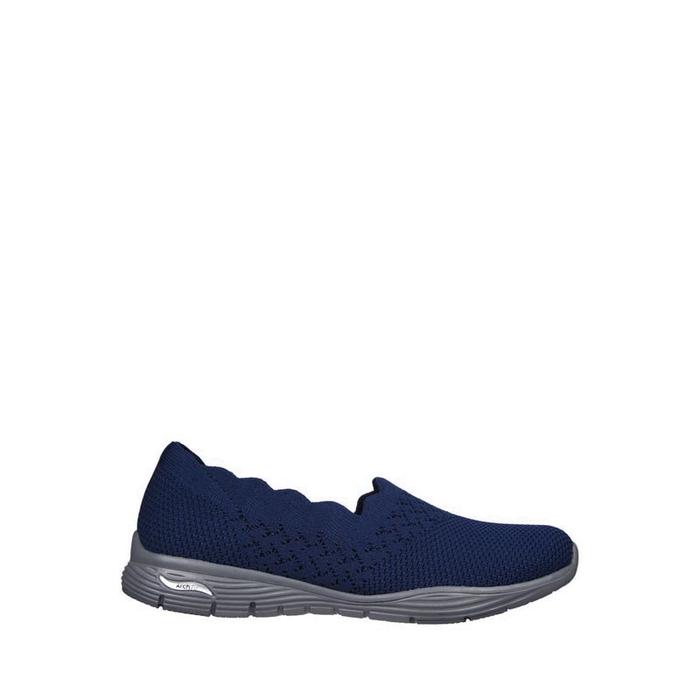 Skechers Arch Fit Seager Women Leisure Shoes Navy Original