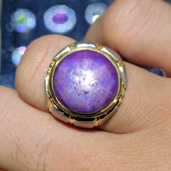 Natural Trapiche Star Sapphire 26.15ct no treatment