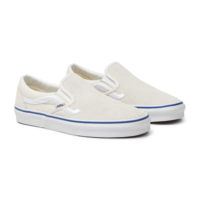 Vans Slip On Side Stripe White Original