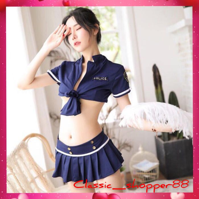 Lingerie Sexy Cosplay Police