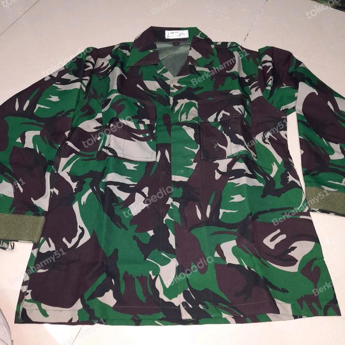 Baju Pdl Loreng Malvinas Bahan Velbed Premium/Baju PDL TNI AL,AU,AD