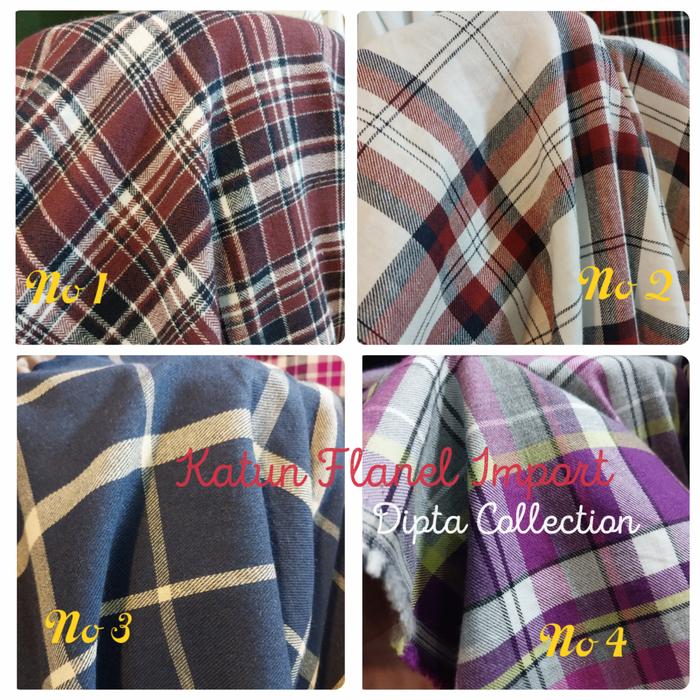 kain katun rayon motif kotak"/ katun rayon panel