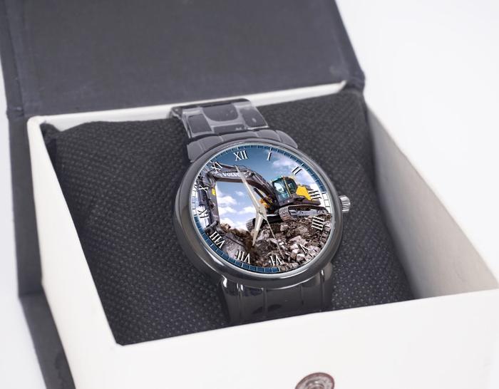 Jam Tangan Pria Keren Volvo Excavator