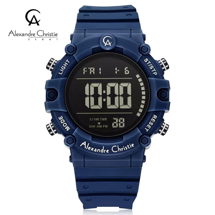 Alexandre Christie 9386 MHRIPBABU Jam Tangan Pria - Blue