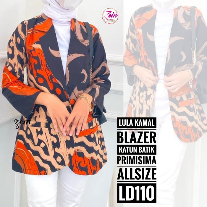 Baju Batik Wanita Blazer Jas Modern Lk13 -Zn