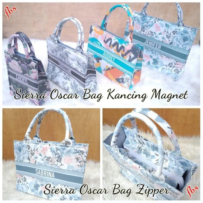 SIERRA OSCAR BAG DIAMOND Tote Bag Wanita Custom Nama