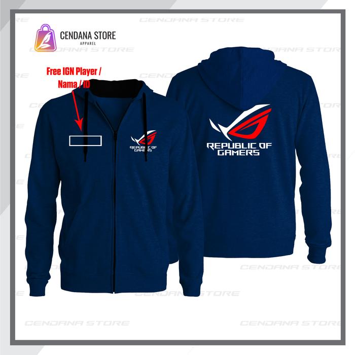 Jaket Asus ROG Navy