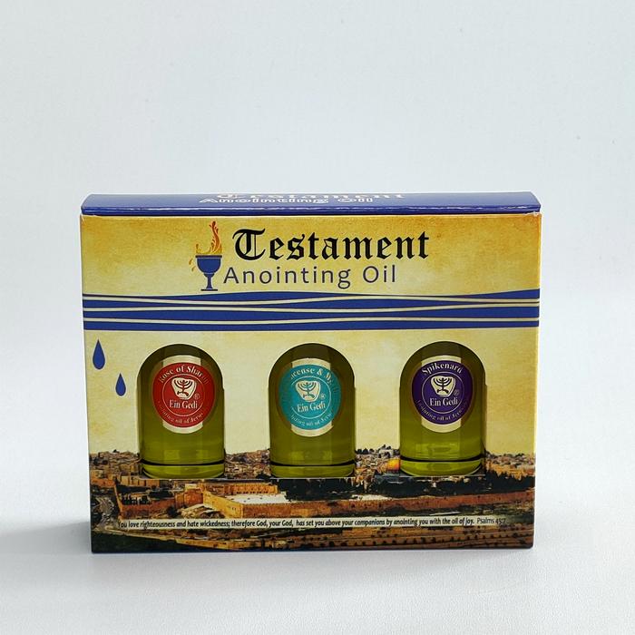 Minyak Urapan TESTAMENT Anointing Oil by Ein Gedi, Israel.