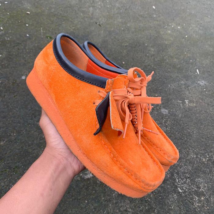 Sepatu clarks wallabee second bekas preloved original size 39 40