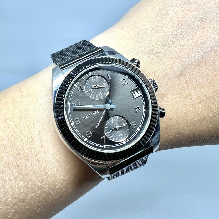 MILLION TIME Sapphire Watch Preloved Authentic diameter 35mm