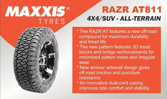 Maxxis AT811 RAZR 225/60 R17 Ban Mobil Semi Offroad