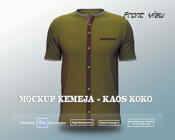 0054-Mockup Kemeja Kaos Koko