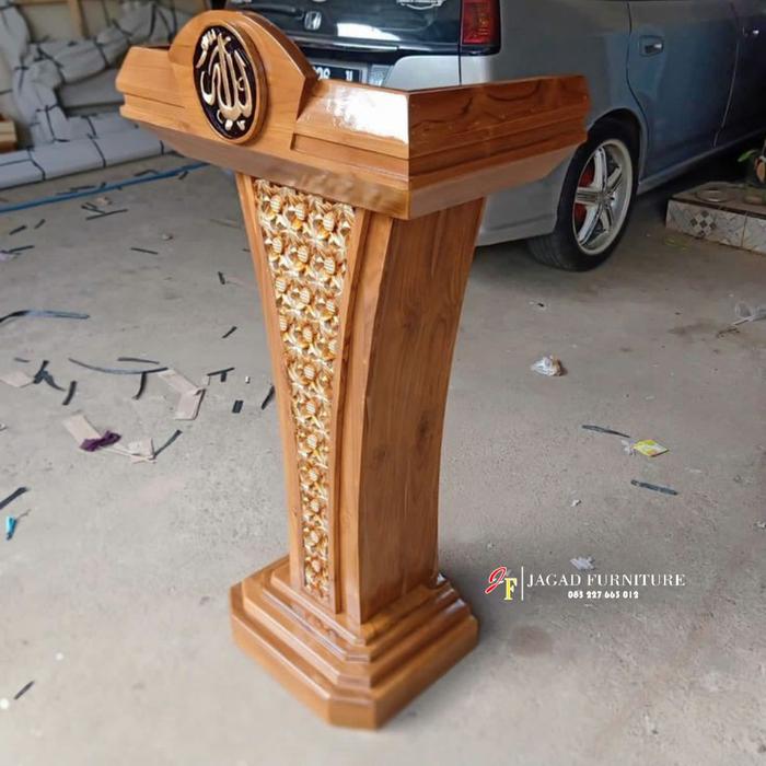 mimbar masjid podium pidato
