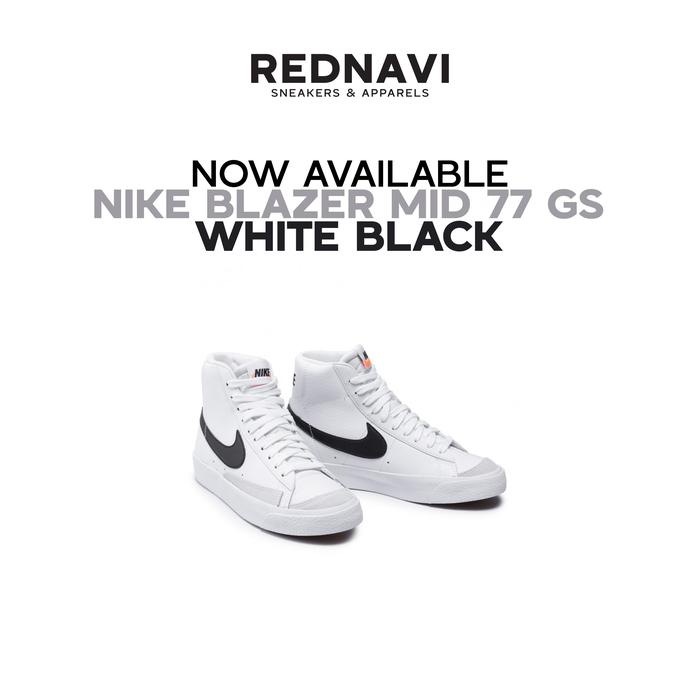 Nike Blazer Mid '77 White Black GS Original