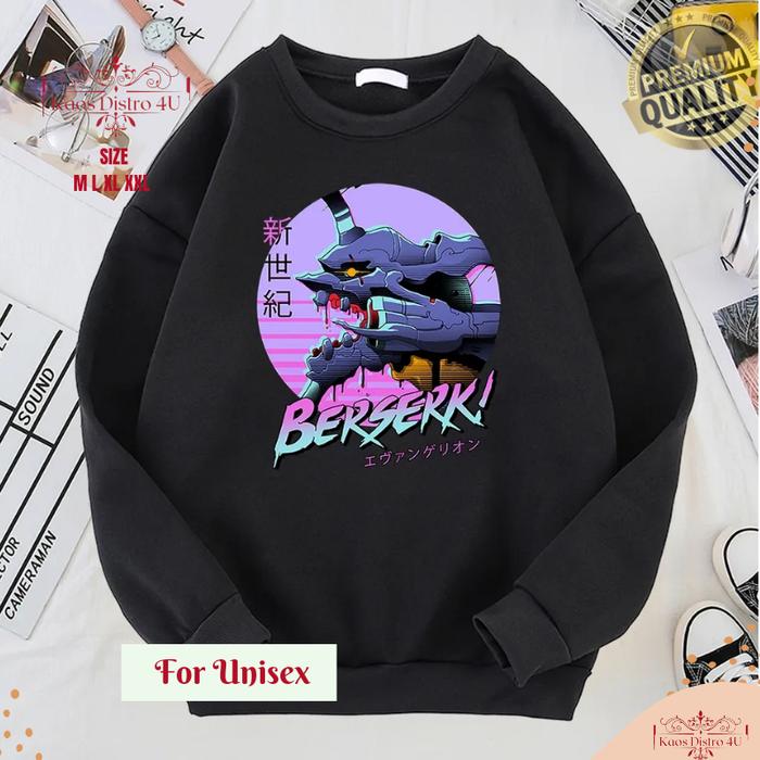 Jaket Sweater Berserk Manga Waifu Anime - Crewneck Unisex Custom