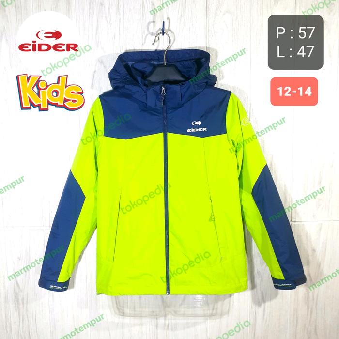 Jaket Outdoor Gunung Hiking Waterproof Anak Remaja EIDER Belcube Second Original