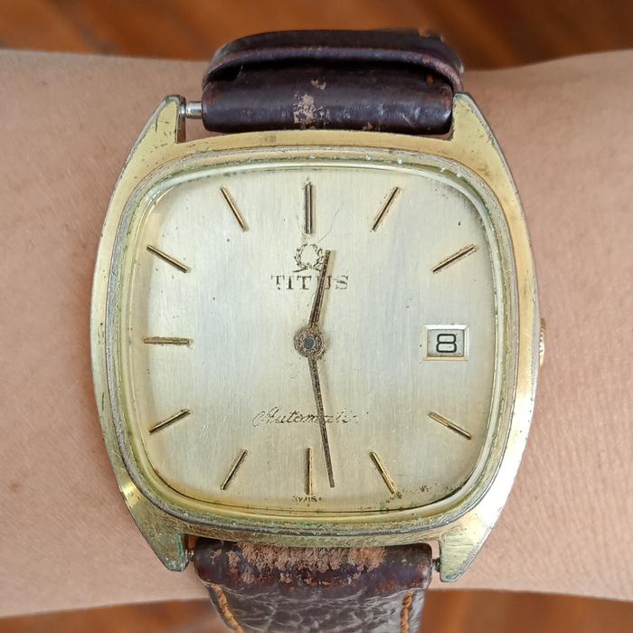 Vintage Titus Automatic Gold Plated