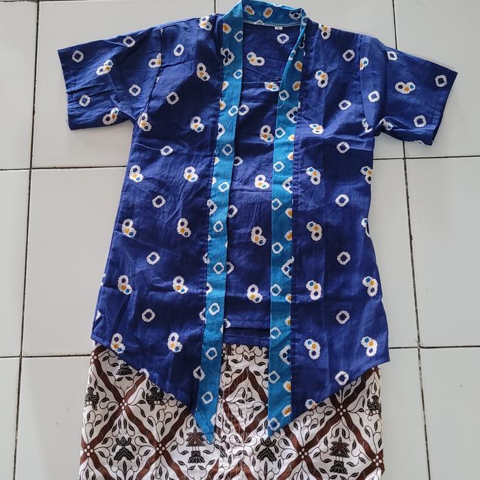kebaya anak jarik pendek kutubaru jumputan Pakaian Adat jawa