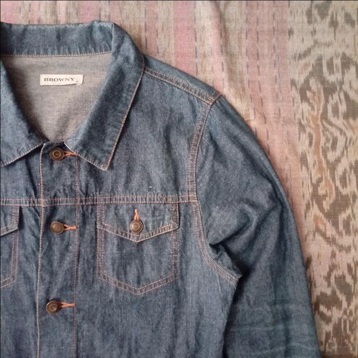 PL Jaket Trucker Browny stimewa