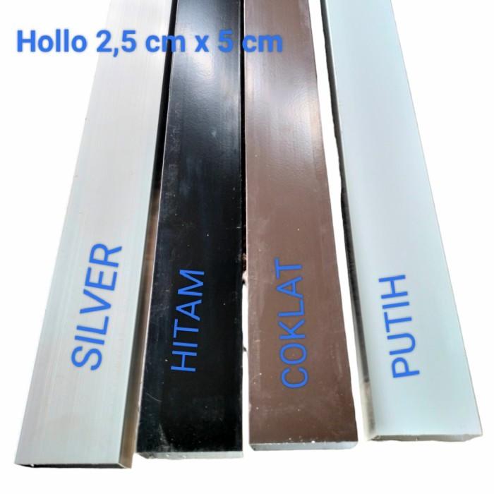 HOLLOW 1"x2" UKURAN CM 2,5CM X 5 CM COCOK BUAT JIDAR PANJANG 150 CM