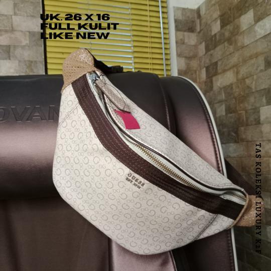 Waist bag/WB kulit preloved Gues**, mulus